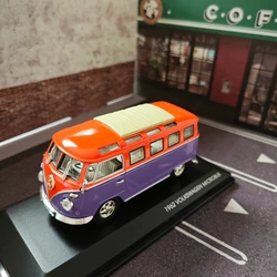 1:43 1962 volkswagen microbus model car bus  Alloy Model Collection Display Static Decoration