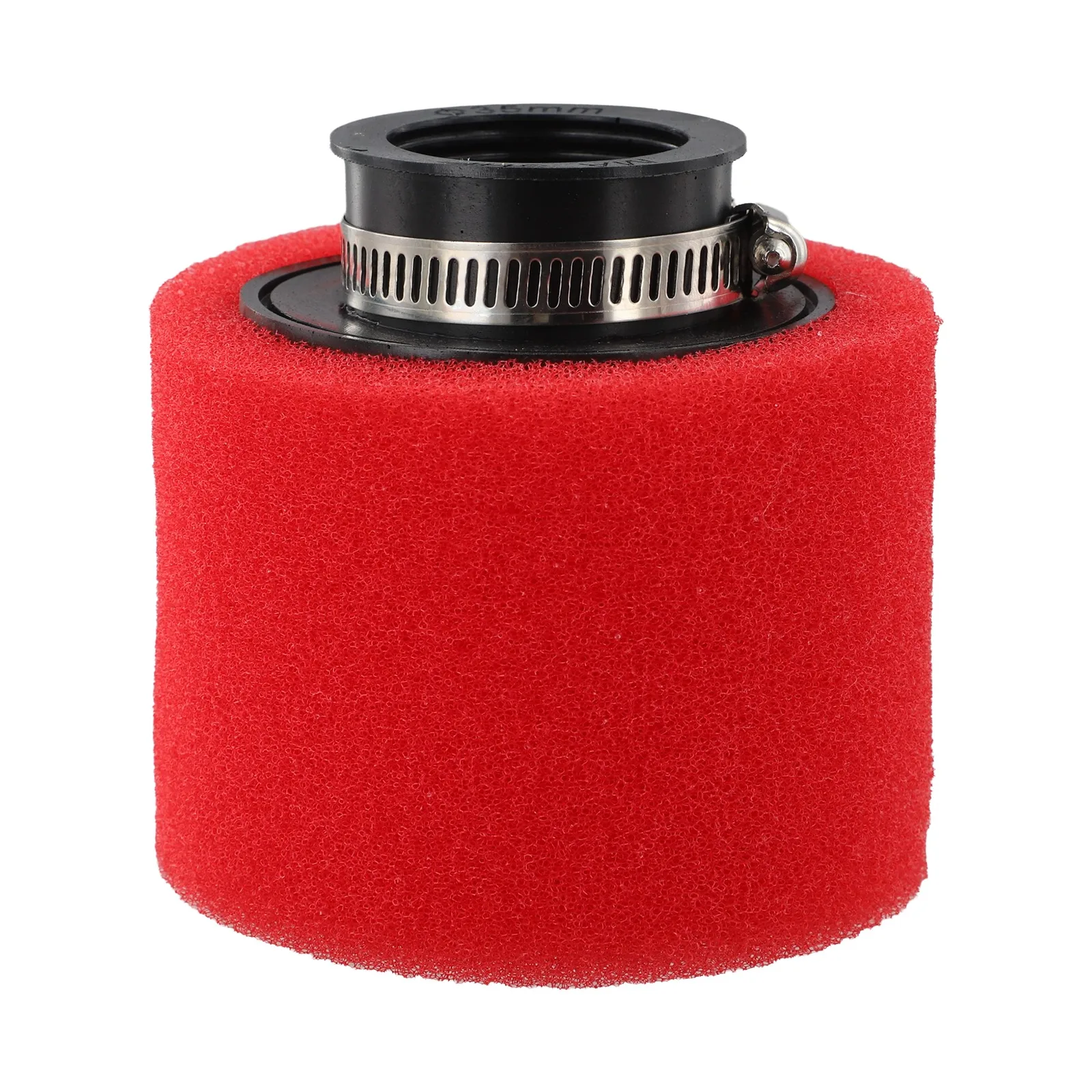 High Performance 35mm Red Sponge Air Filter For Mini Motorcycle Scooter 34-36mm Interface Engine Breather Accessory