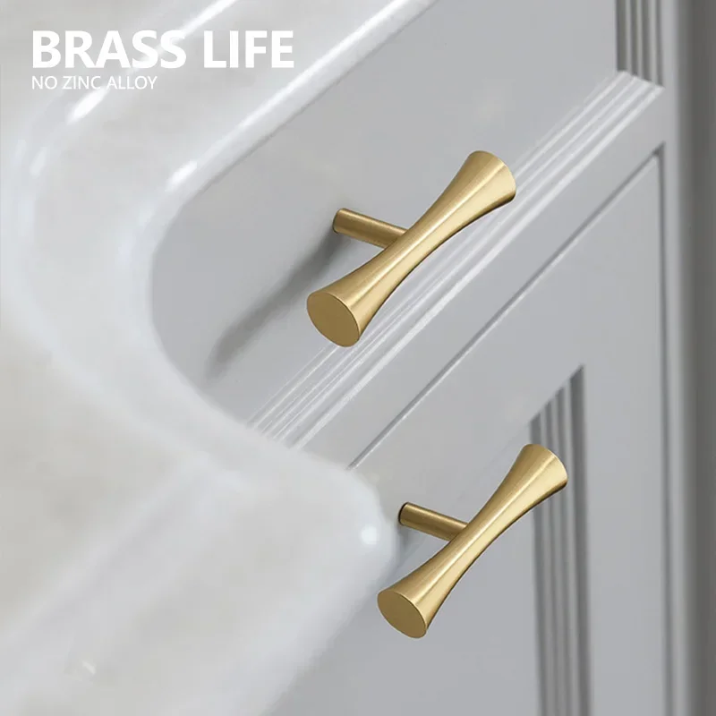 BRASS LIFE Knurling Handles For Cabinet And Drawer Wardrobe Handles Kitchen Cabinet Pulls Drawer Knobs Furniture Handles