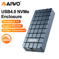 MAIWO 40Gbps USB 4.0 M.2 NVMe SSD Enclosure M2 To Type-c 4.0 Solid State Drive Case Compatible with Thunderbolt 4/3 8TB Capacity