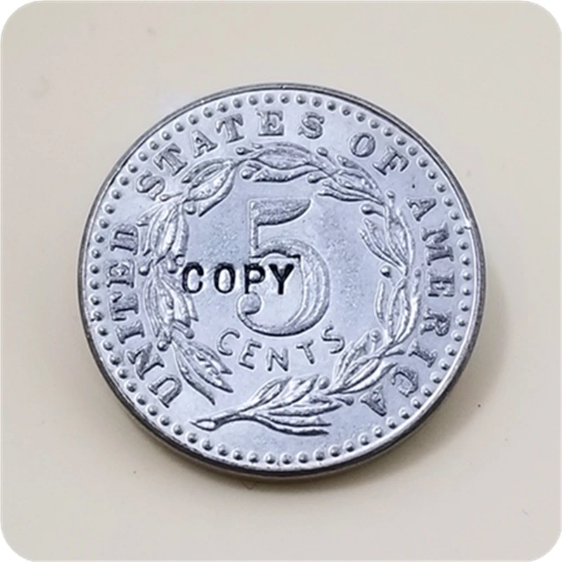 COPY REPLICA USA 1896 Liberty/Shield Nickel Patterns COIN COPY