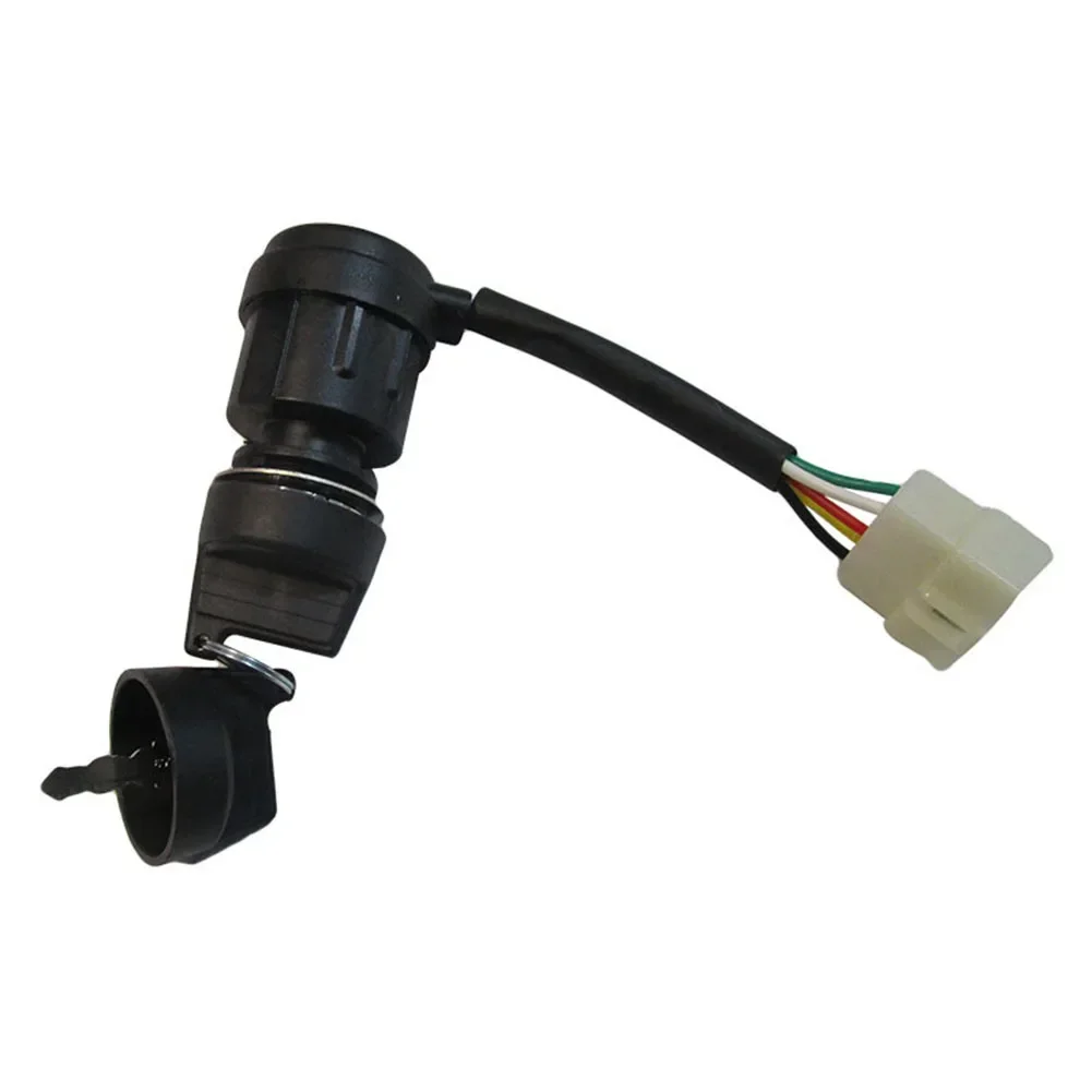 1* Ignition Switch Ignition Switch Plug 5 Wires With 5 Pins Black Five-wire Panel Lock Material 1* Ignition Switch