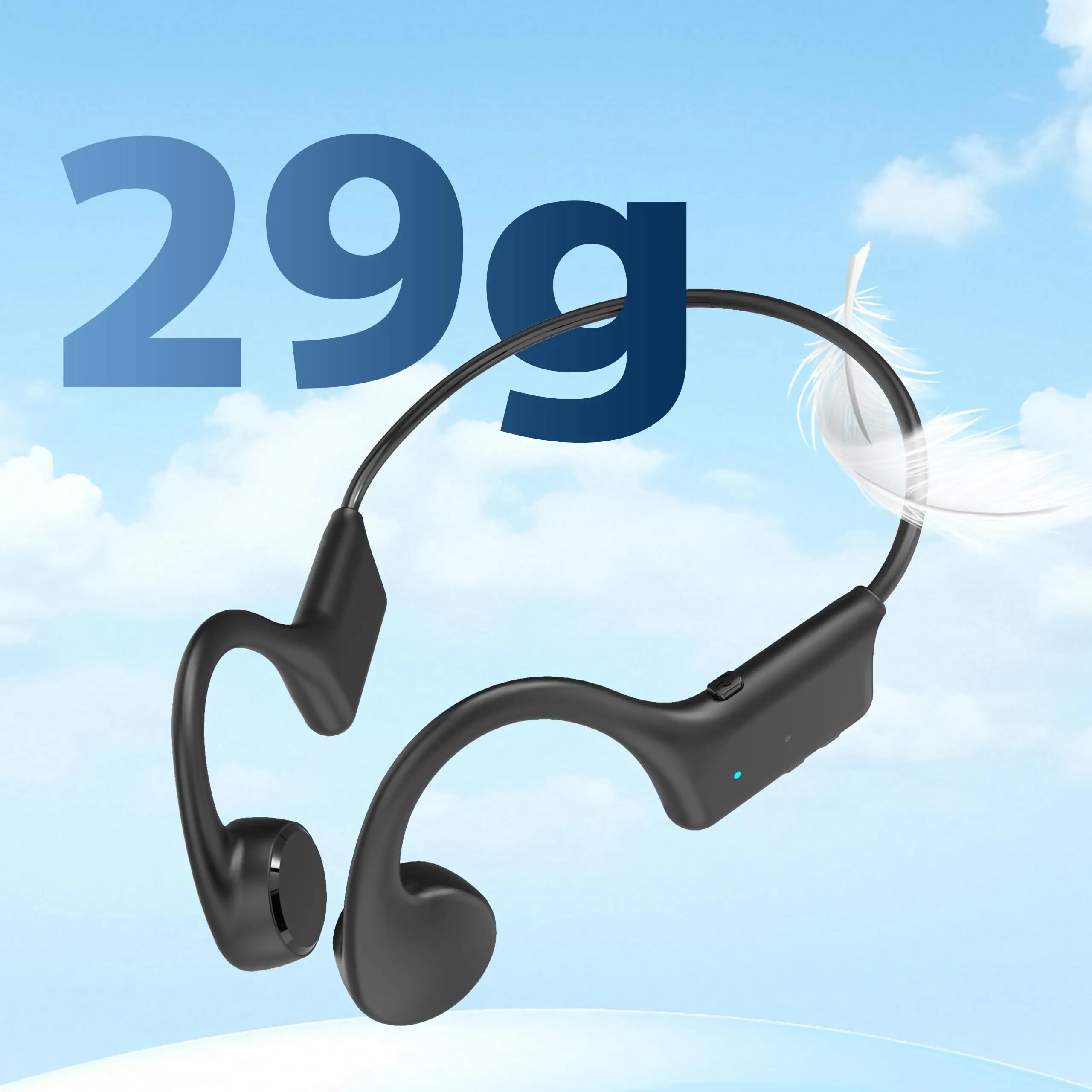 Open-Ear Bone Conduction Headphones with Mic – Waterproof S89fb20b7546748d0911e3bc1dc450387E