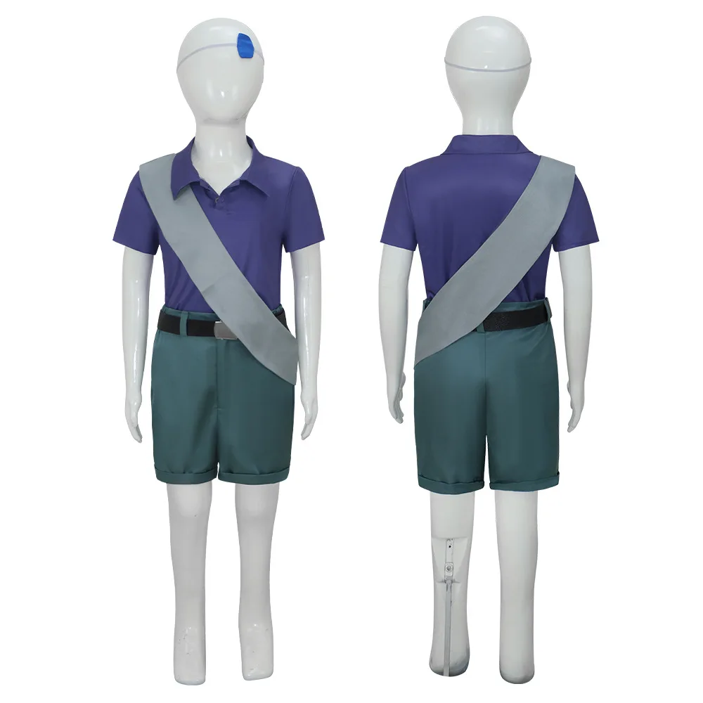 

Ellio Cosplay Shirt Pants Suits Cosplay Young Boys Blindfold Props For Halloween Party Roleplay