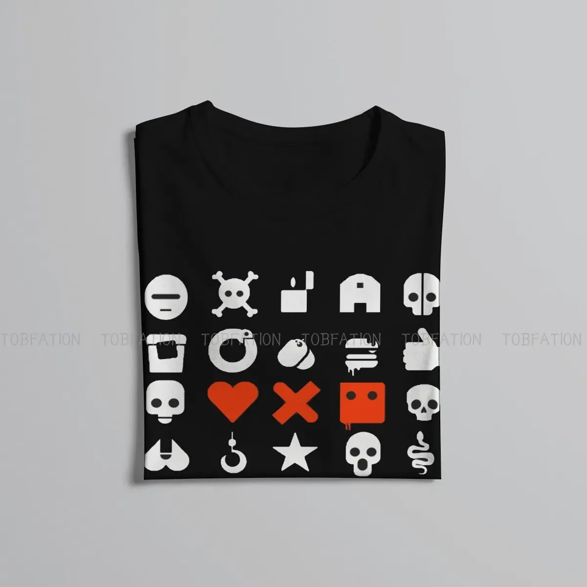 تي شيرت بأكمام قصيرة مع ملصقات وحلية ، كلاسيكي ، تصميم خاص ، حب ، موت ، روبوتات ، تلفزيون ، تصميم جديد ، تخفيض خاص