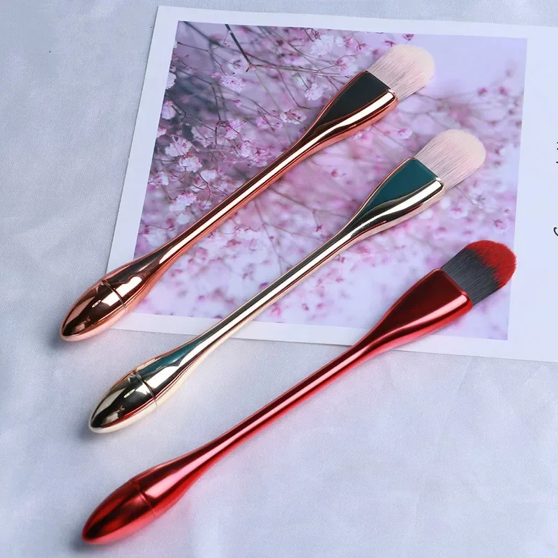 1pc Facial Face Mask Long Handle Mud Mask Mixing Brush Skin Care Foundation Powder Makeup Cosmetic Fiber Brushes Tools Maquiagem