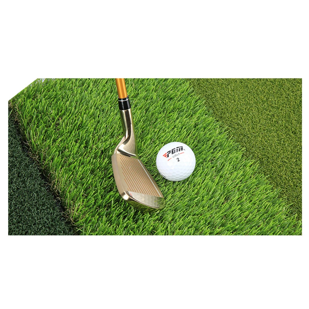 PGM 3-in-1 Folding Portable Golf Swing Mat Grasses Rubber Tee Hole Golf Training Aids Indoor Outdoor Turf Golf Hitting Pad 골프용품