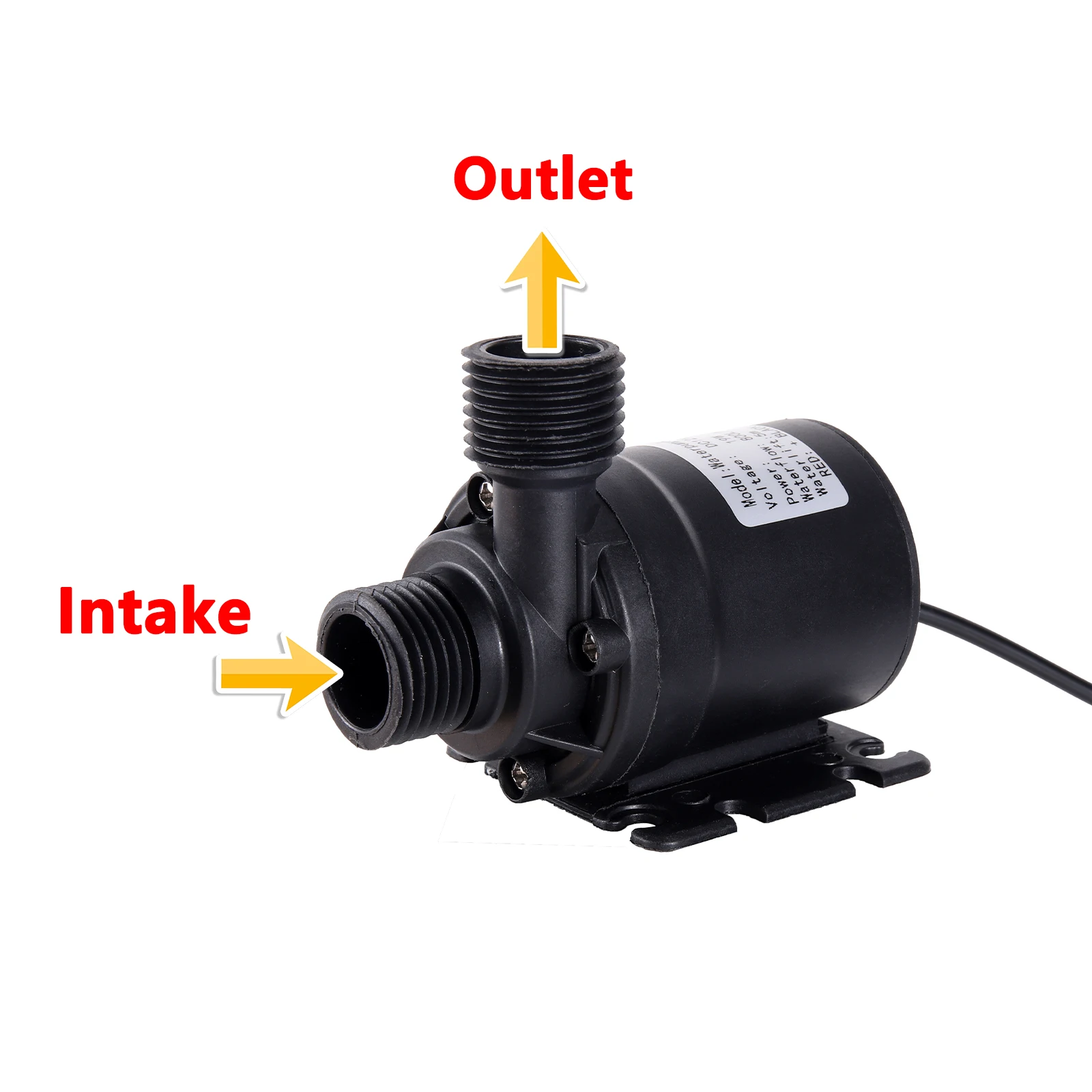 DC12V/24V Ultra Quiet Water Pump Lift 5m Brushless Motor Submersible Water Pumps Quick Break Joint Pond Fish Tank Aquarium Pump