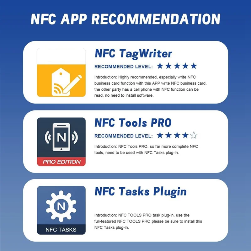 M16K-50Pcs NFC Stickers Ntag215 NFC Tags Compatible With Tagmo And NFC Enabled Mobile Phones Devices