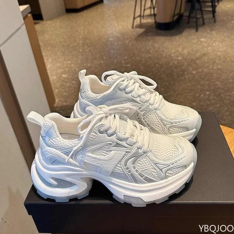 Große Herbstmode, atmungsaktiv, leicht, lässig, bequem, Damenschuhe, vielseitige Damen-Sportschuhe mit flachem Boden