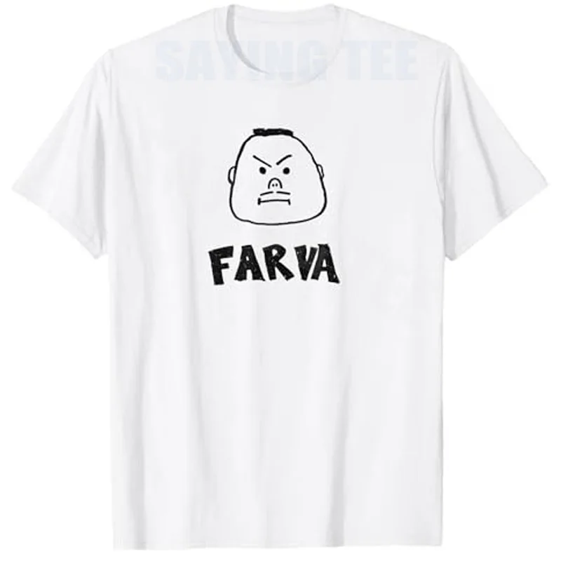 Lustiges Farva Junggesellenabschied Zeichentrick-Großkopf-T-Shirt Y2K Comic-Grafik Kleidung Humor Herrenmode Streetwear Spruch-T-Shirt – Detail 5