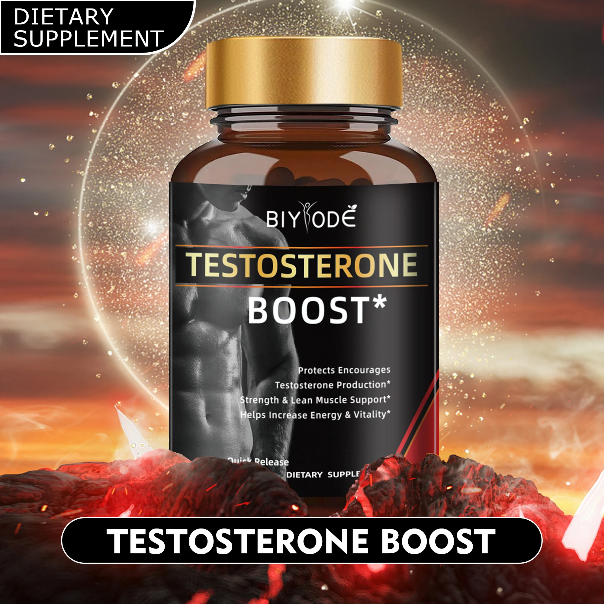 

Дополнительные капсулы Testosterone для мужчин, усиление мышц, силовая производительность, повышение бодибилдинга для фитнеса и упражнений