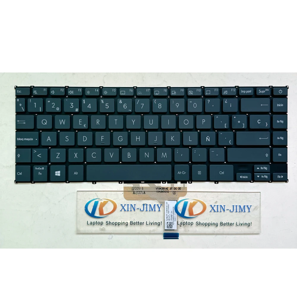 XIN-Spanish SP layout Backlight Laptop Keyboard For Asus ZenBook UX325 UX325E UX325EA UX325 With Backlit SP