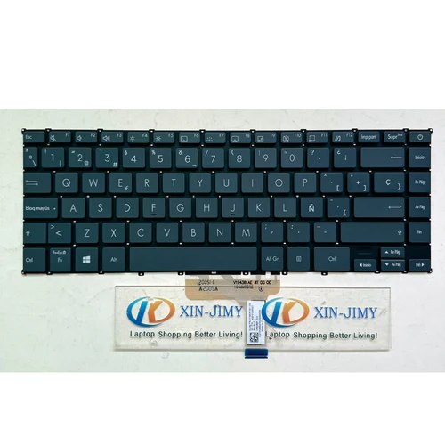 Imagen 2 del producto XIN-teclado de ordenador portátil con retroiluminación SP español para ASUS ZenBook 13 UX325 UX325J UX325JA UX325EA UX325E UX325EA U3700 XUF3000E