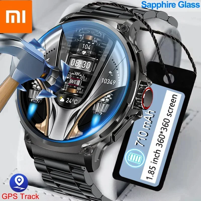 Xiaomi Smart Men's Watch GPS+710Mah Large Battery Bluetooth HD Call IP68 Waterproof Women's Watch Suitable for Android IOS