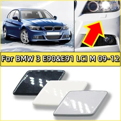 Headlamp Washer Nozzle Cover Lid For BMW 3 E90 E91 M Sport LCI 2009-2012 61677892647 61677892648 Headlight Water Sprayer Cap