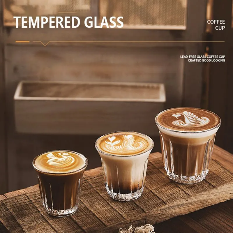 Bomber Glass Australian  Whiskey Cup Retro Latte Coffee High Temperature Resistant Heat Resistant Transparent Cocktail Drinkware