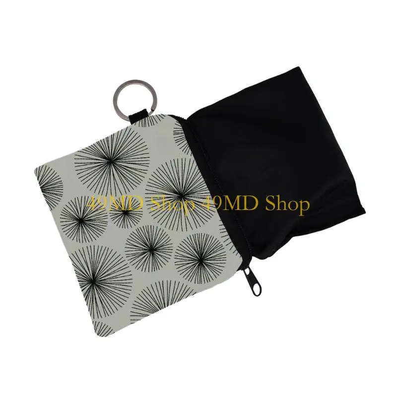 49MD Coin Purse Wallet Splashproof Bag for Women Small Bag with Pattern