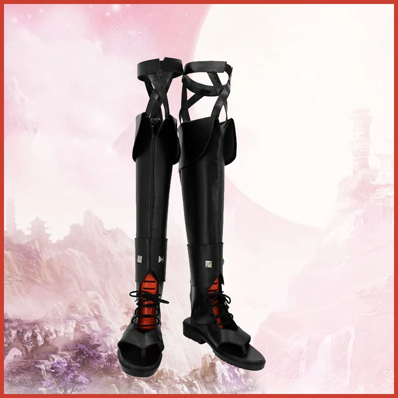 FF14 FINAL FANTASY XIV Minfilia Warde คอสเพลย์เกมรองเท้าฮาโลวีนเครื่องแต่งกายอุปกรณ์เสริมที่กําหนดเองรองเท้า