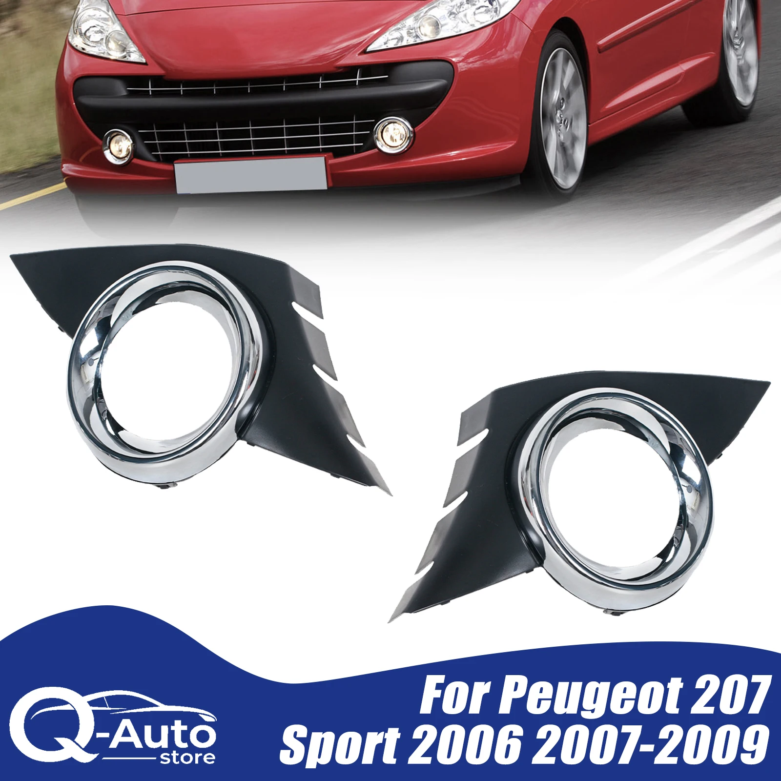 para-peugeot-207-sport-2006-2007-2008-2009-suporte-cromado-para-grade-de-para-choque-e-luz-de-neblina-7452hw-7452hx