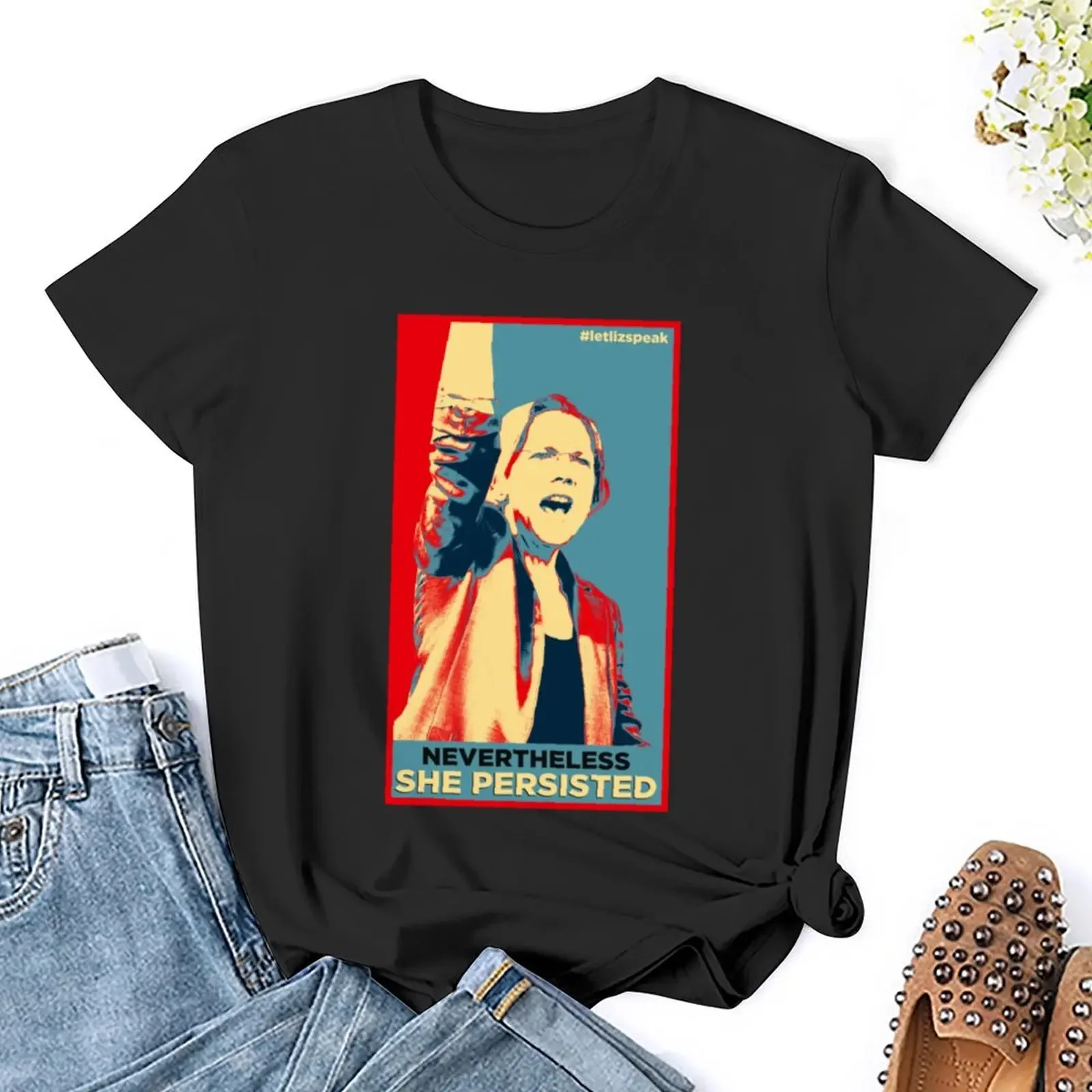 Nevertheless She Persisted T-Shirt sports fans blacks summer clothes womans clothing