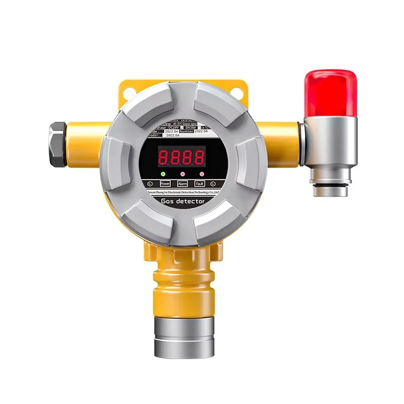 Easy Install Industrial Grade Sensitive Real Time Wireless Multi Gas Detector Fixed Analyser Industrial Site Safety Monitoring
