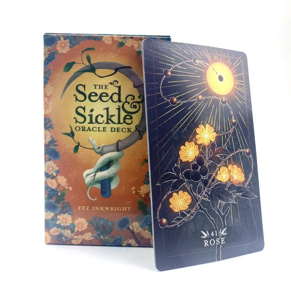 The Seed Sickle Oracle Deck Tarot Card Prophecy Divination Deck Family Party Board Game Fortune Telling Game Tarot Deck Cards