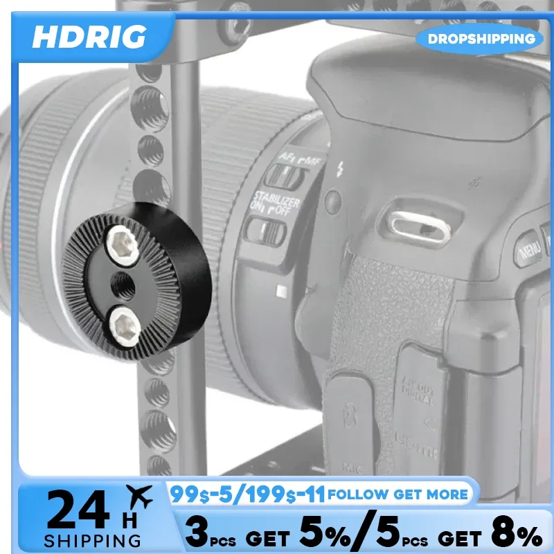 HDRIG Standard ARRI Rosette Mounting Adapter With M6 Female Thread For Photographic Accessories