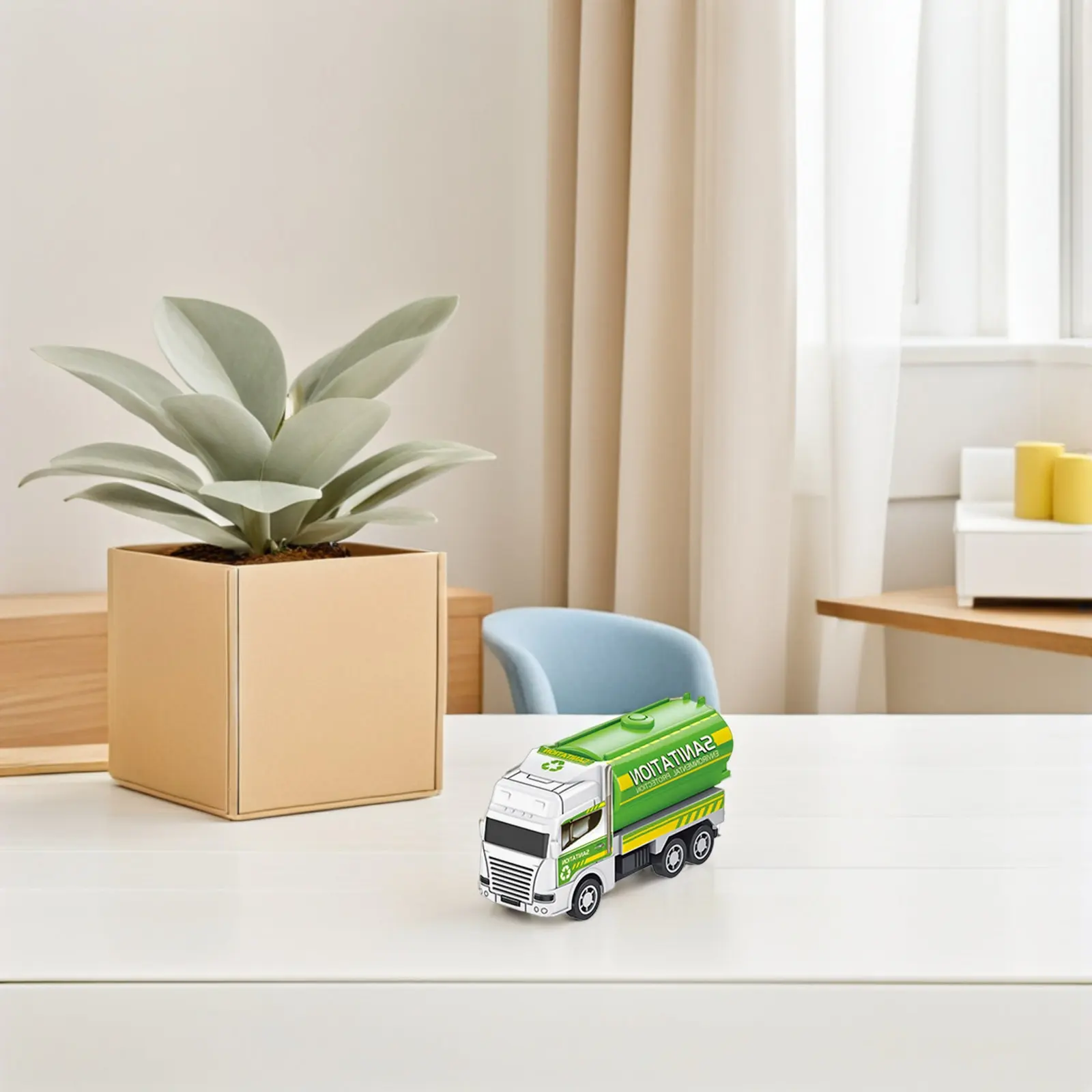 

Набор из 4 мини-мусоровозов на фрикционном приводе для детей: развивающие игрушки для координации рук и глаз