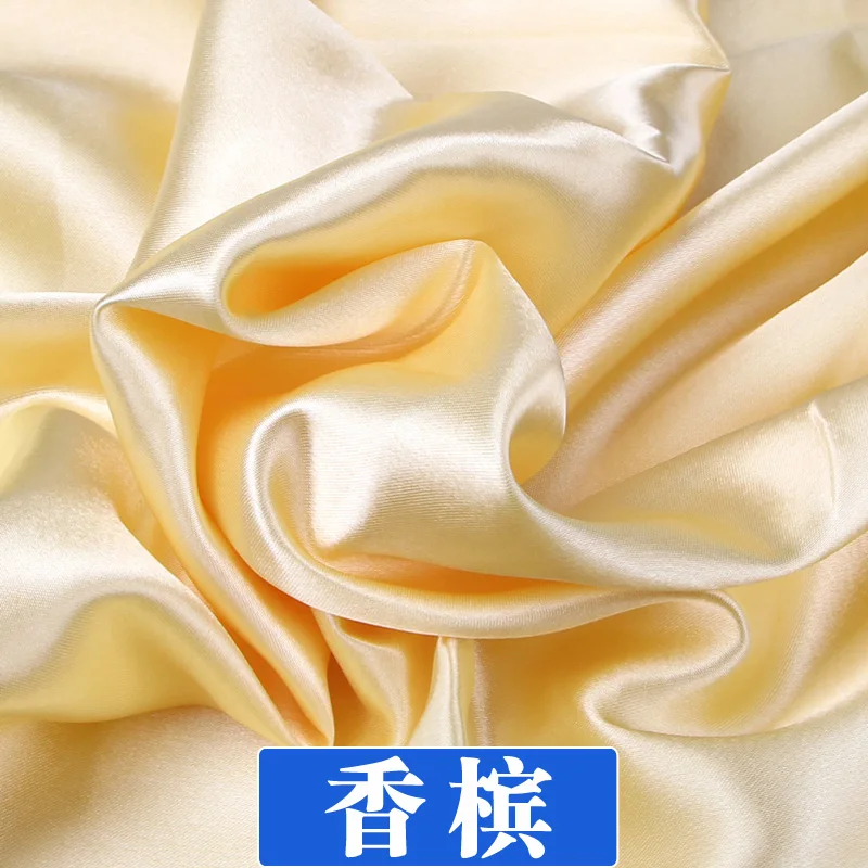 SISISILK 100cm*150cm satin fabric milk silk brocade cloth 16 colors