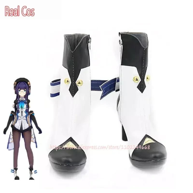 

RealCos Pelageya Sergeyevna обувь для косплея игра Honkai Star Rail Pela реквизит для косплея обувь из искусственной кожи Хэллоуин карнавальные ботинки
