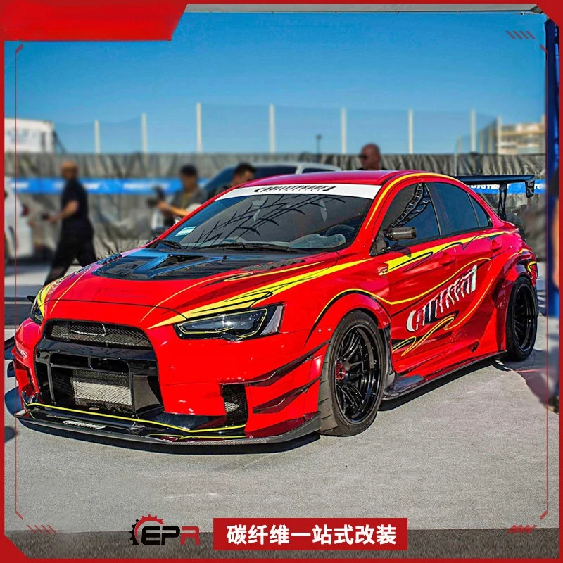 

Для Mitsubishi Lancer Evolution X – комплект обвеса Varis 3rd Gen Fiber Widebody, полный комплект для тюнинга экстерьера