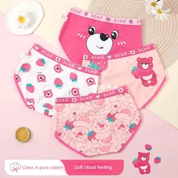 4PCS Cute Panties for Girls Cartoon Soft Children Girl Panties Briefs Shorts Underwear Children's Cotton Underwears Clothing