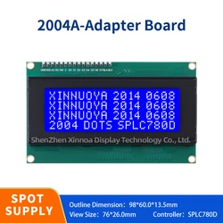 Placa adaptadora Iic de 2004A, módulo de pantalla Lcd de película Azul, módulo de interfaz de 16 Pines, en grandes cantidades, en Stock, venta al por mayor