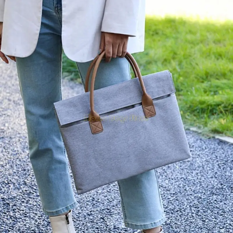 X90D Laptop Bag for Women Men 13-15 Inch Laptop Sleeve Bag Computer Bag Briefcase Casual Computer Carrying Bag