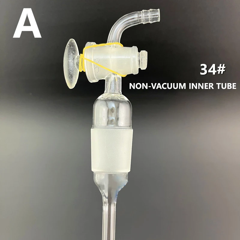 1 piece of glass filling piston for high vacuum 34#40# glass/teflon piston - special accessory for rotary evaporator