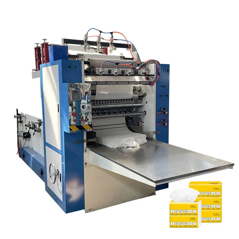 Low Price High Speed Fully Automatic Three Line Facial Tissue Making Machine Facial Tissue Machine Production Line