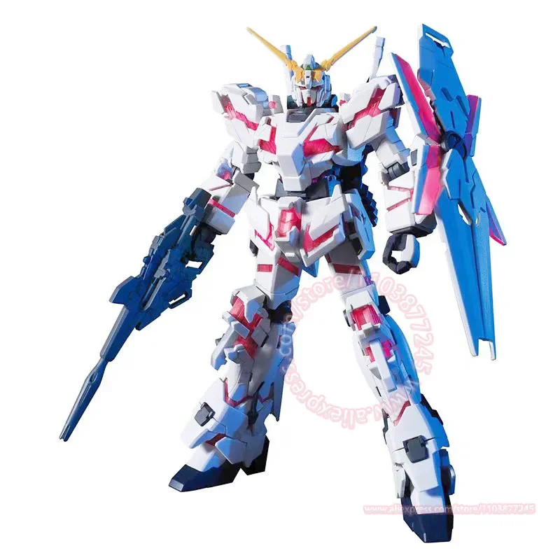 BANDAI RX-0 UNICORN GUNDAM DESTROY MODE HGUC 1/144 Assembled Model Action Figures Desktop Ornament Children's Toy Birthday Gift