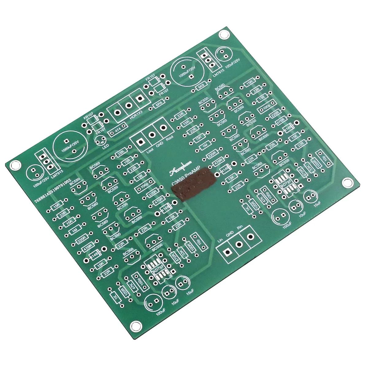 Hifi Dual Channel Voorversterker Board Base On Classic Accuphase C3850 Voorversterker Core RCA Versterking Circuit THD Laag tot 0,000161%