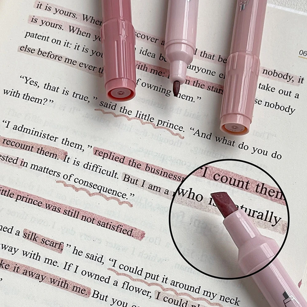 4 шт./набор, двусторонние флуоресцентные маркеры с градиентом