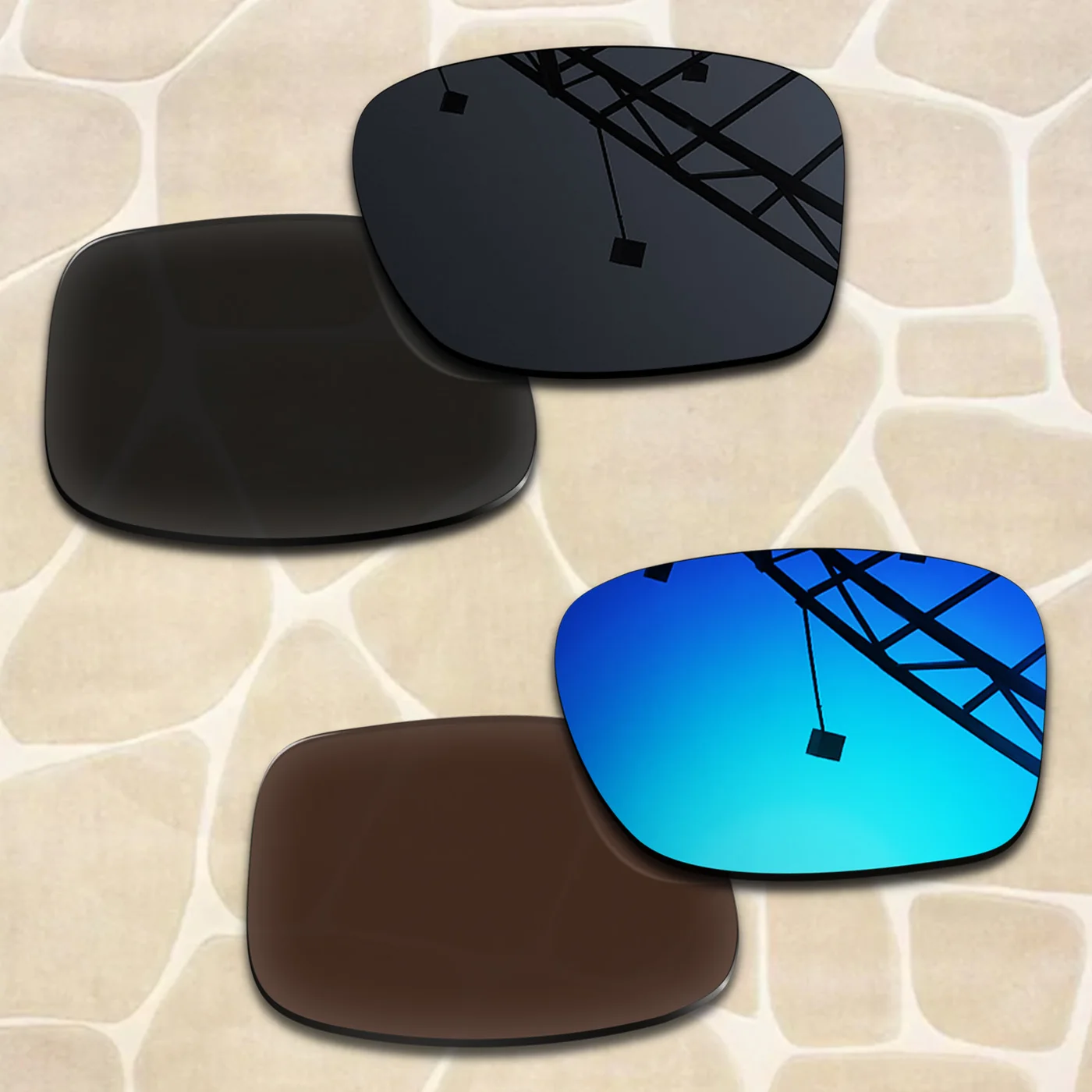 

Suitable for Oakley Canteen 2014 OO9225 Replacement Lenses-100% UV Protection Anti-Scratch & Impact Resistant