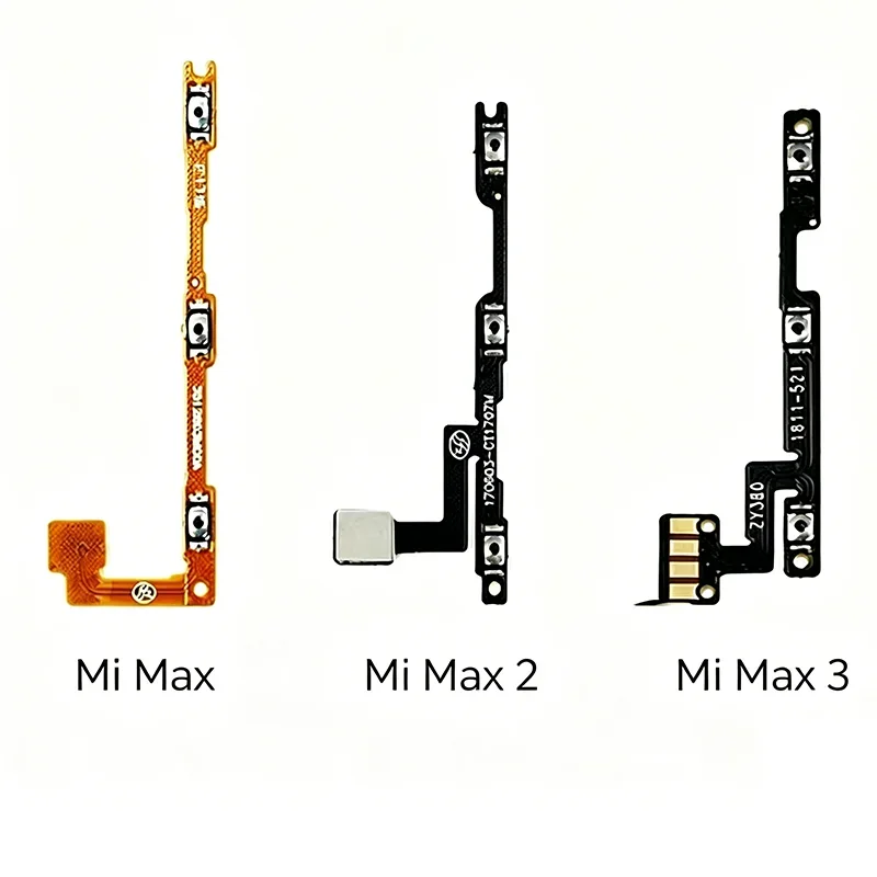 1 pièce Câble flexible de remplacement de haute qualité pour le bouton latéral d'alimentation et de volume pour Xiaomi Mix Max