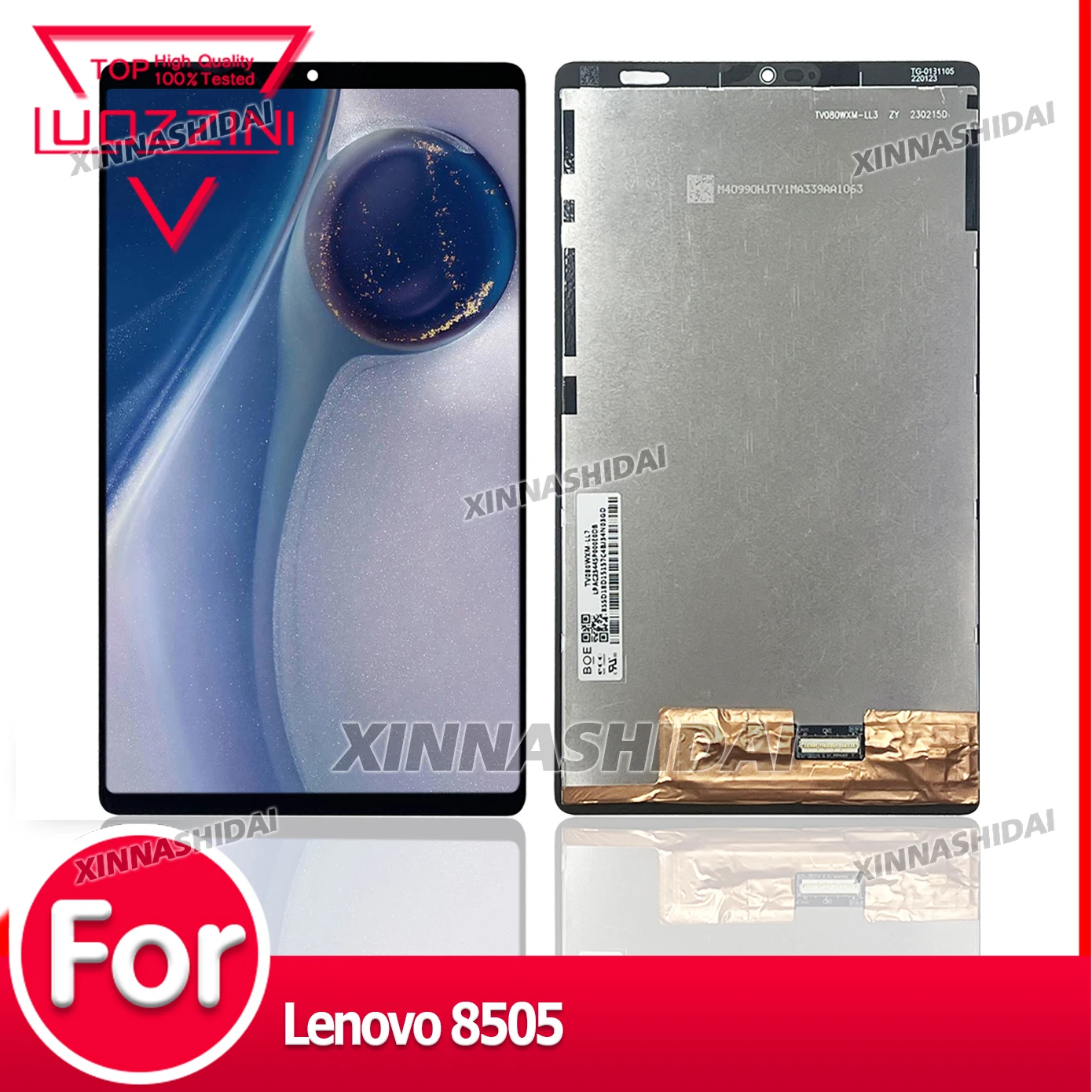 

Tested For Lenovo 8505 LCD Display Touch Screen Digitizer Glass Assembly for Lenovo Tab M8 8505 LCD Replacment Parts