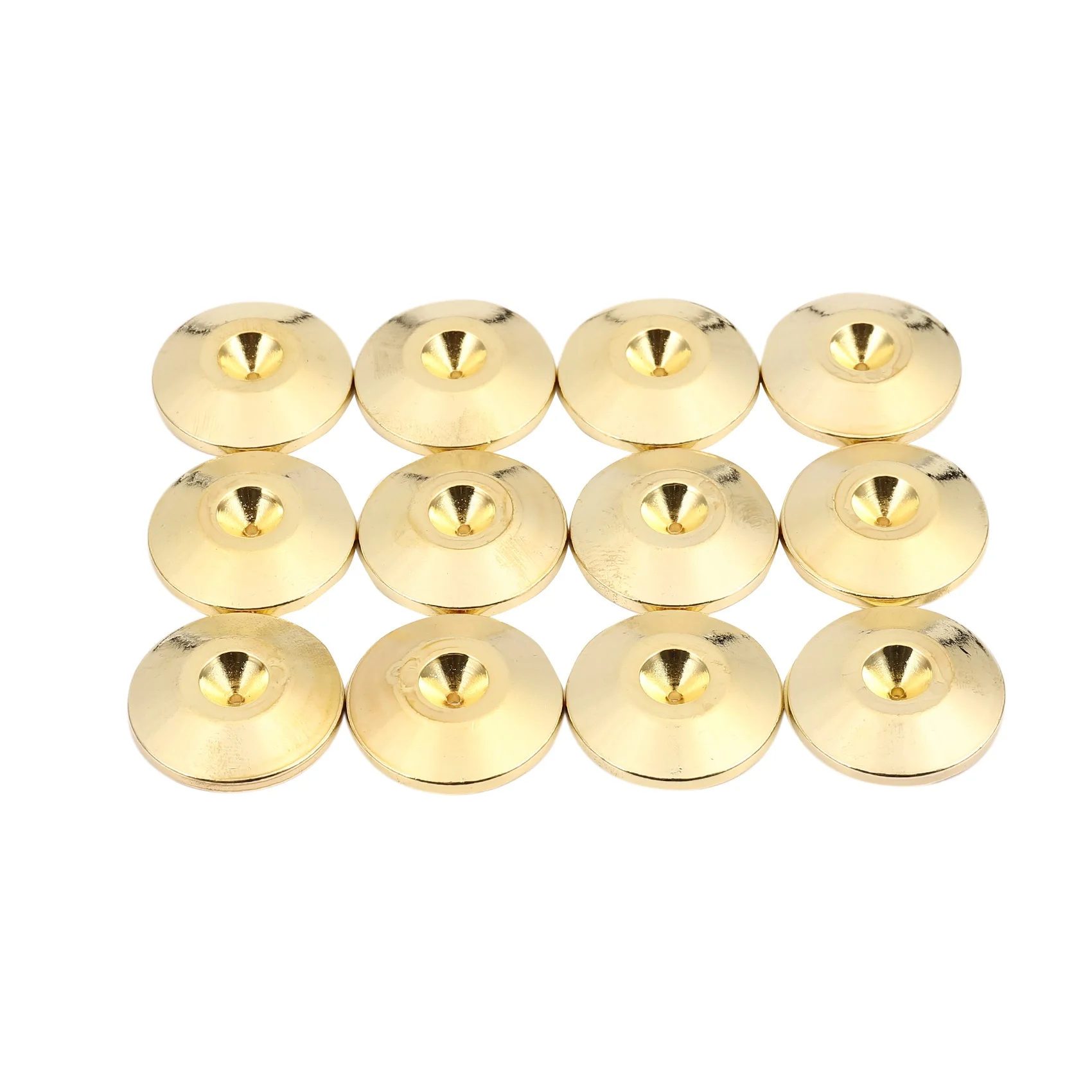 12 Pair Mini Portable Audio Speaker Spikes Speakers Repair Parts DIY Speaker Stand Shock Pin Nails and Pads Accessories