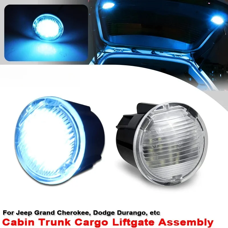 5023881AG Interior Cargo Trunk Lift Gate LED Lights For 2011-2021 Dodge Durango Jeep Commander Grand Cherokee Chrysler Cruiser