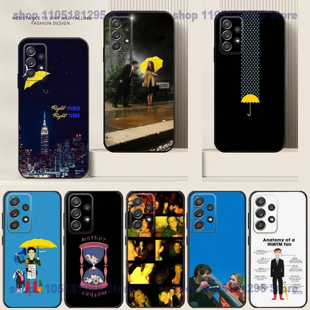 

How I Met Your Mother Himym Phone Case For Samsung S25,24,21,22,23,30,Ultra,20,Plus Black soft silicone case