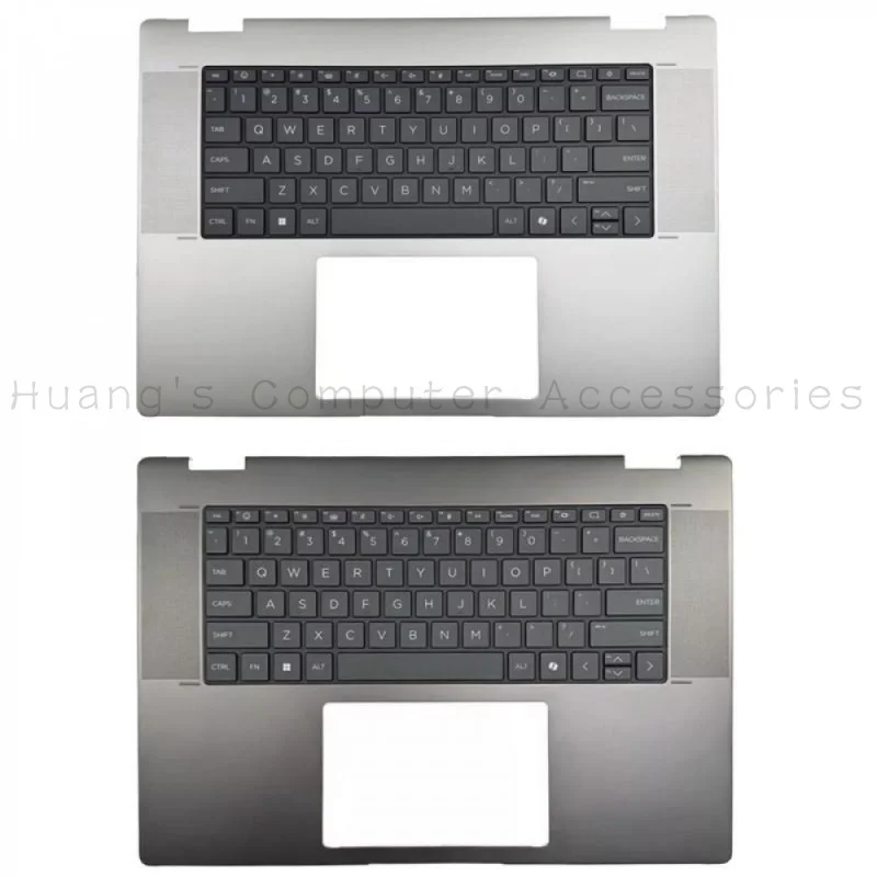 SS+New Palmrest Upper Case With US Backlit Keyboard For HP Envy x360 16-ad 16-ac 2-in-1 Laptop