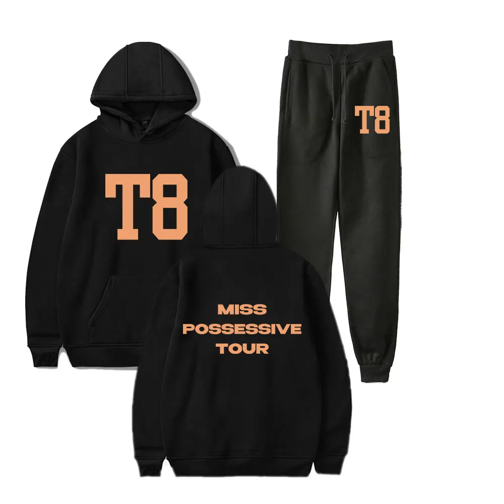 Tate McRae Miss Possessive Tour 2025 Vintage 90s PULLOVER Fashion Merch Hoodies Set Men Women Hoodies Pants Two-Piece Sport