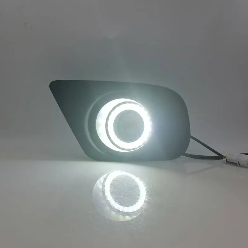 LED 안개등 어셈블리, 닷지 여행 2015 2016 2017 2018 2019 2020 2021 앞 범퍼 안개등 교체 엔젤 아이 일광