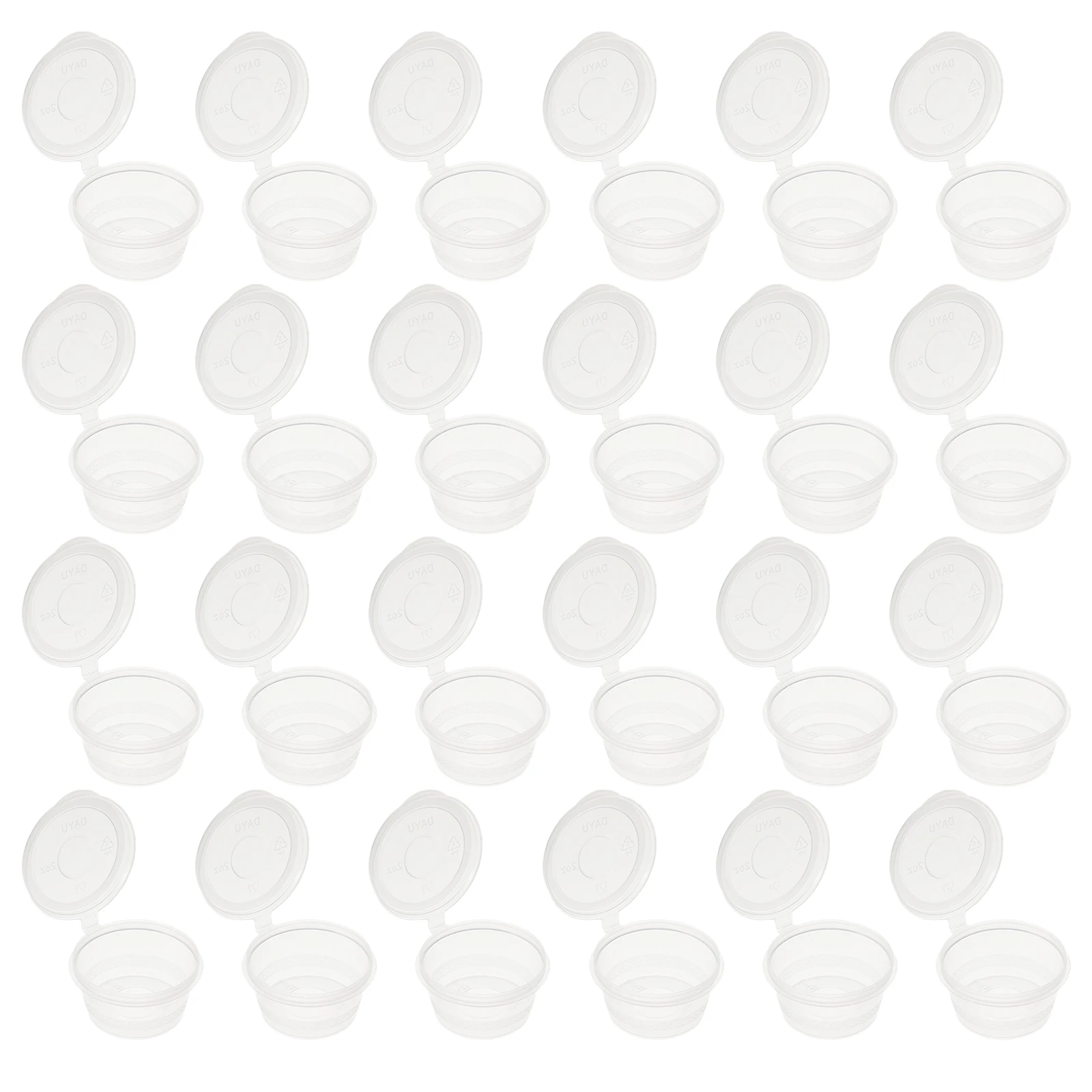 

100pcs Disposable Sauce Boxes Eco-Friendly Food Packaging Containers Versatile Storage Cases For Sandwiches Sushi Burgers